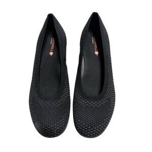 Merrell Womens Gray/black Form 2 Knit Monument Shoes Stretch Slip On Size 10